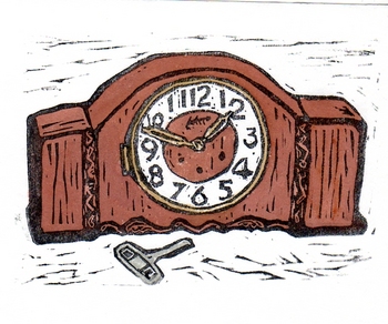 キンツレーの置時計.jpg